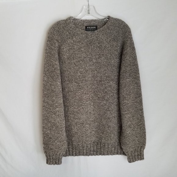 Filson Sweaters Filson Crewneck Rustic Brown 0 Wool Scotland Made